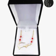 LOVE Necklace and Red Roses Bundle