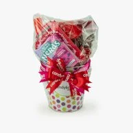 Love Polka Dot Tin Bucket by Candylicious 