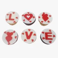 Love Valentines Cupcakes by Secrets