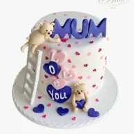 Love you mom cake by Chez Hilda 