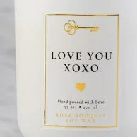 Love You XOXO' Gift Candle By Joi Gifts