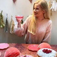 Luxe Pink Glitter Bunting 3meters by Talking Tables