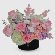 Luxury Pink Blooms Flower Box by Joi Gifts