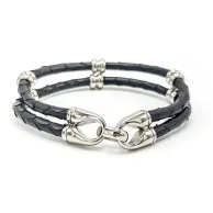 Luxury Python Leather Bracelet by Mecal