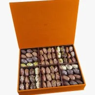 Maia Premium Date Orange Leather Box