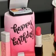 Makeup & Fashion Mini Cakes Birthday Set By Yummy Bakes