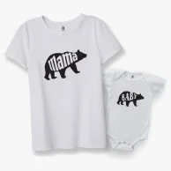 Mama, Baby (Bear) Mother and Baby Shirts