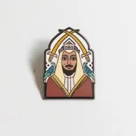 The Man And The Hawk Pin