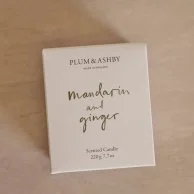 Mandarin & Ginger Candle by Plum & Ashby