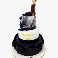 Marry Me 3D Cake