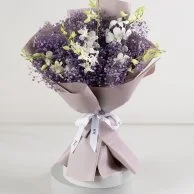 Mauve Gypsophyllum Hand Bouquet