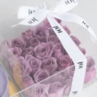 Mauve Roses and a graduation cake Bundle