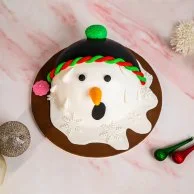Melting Snowman Cake By Sugarmoo