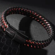 Men Leather Bracelet by La Flor 