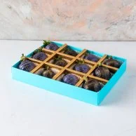 Metallic Chocolate-Covered Strawberries Box
