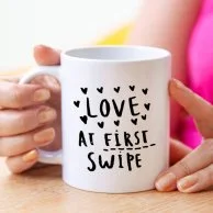 Love At First Swipe Online Dating Coffee Mug