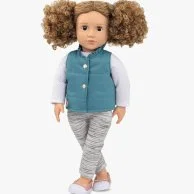 Mila Doll with Frilly Vest by Our Generation