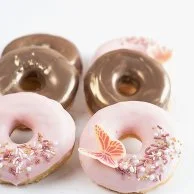 Milk and Ruby chocolate Donuts by NJD
