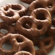 Milk Chocolate Covered Pretzels Canister by Godiva