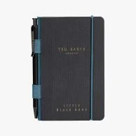 Mini Notebook & Pen Black Monkian by Ted Baker