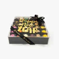 Mixed Acryic New Years Chocolate Gift Box 72 pcs by Chocolatier