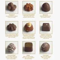 تشكيلة شوكولاتة كلاسيك وسط 24 قطعة من شوكولاتييه
