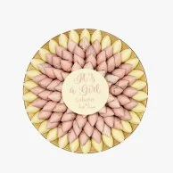Mixed Chocolate Customizable Baby Girl Gift Tray 1 Kg By Chocolatier
