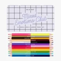  Mixed Emotions Coloring Pencils by Yes Studio