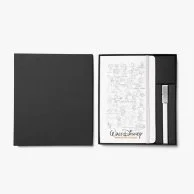 Moleskine Classic Large Notebook & Go Pen Set (White)