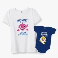 Mommy, Baby Shark Mother and Baby Shirts