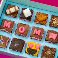 Mother's Day Mix Collection Box of 12 Brownies by Oh Fudge