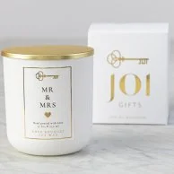 Mr & Mrs' Gift Candle By Joi Gifts