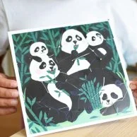 ملصق أحجية الحيوانات البرية من بوبيك