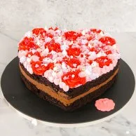 Naked Heart Cake by Sugarmoo