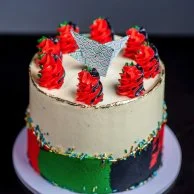 National Day Rainbow Cake By Bloomsbury's