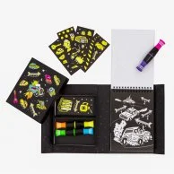 Neon Colouring Set - Road Stars by Tiger Tribe
