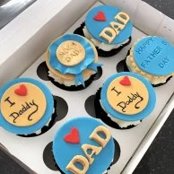 No. 1 Dad Father's Day Cupcakes By Yummy Bakes