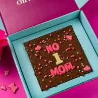 No 1 Mom Brownie Slab by Oh Fudge