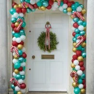 مجموعة زينة الكريسماس بالونات للأبواب من جينجر راي