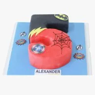 Number 5 Superhero Cake By Pastel Cakes