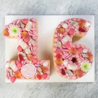 Number/Letter Candy Cake by Joi Gifts