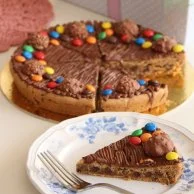 Nutella & M&Ms Cookie Cake 