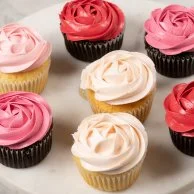 Ombre Pink Cupcakes by Cake Social