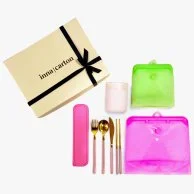 On the Go / Pink Hamper by Inna Carton