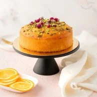 Orange Almond Cake by Pastel Cakes