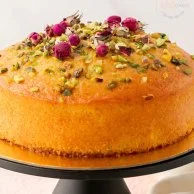 Orange Almond Cake by Pastel Cakes