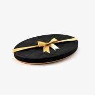 Oval Black Luxury Box By Bostani  - Small
