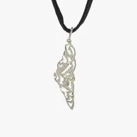 Palastine Map Necklace  (SILVER) by Mecal 