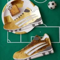 Party Champions Football Boot Shaped Napkin 8pc Pack by Talking Tables