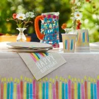 Party Like There is a Tomorrow 'Happy Birthday' Napkins 20pc Pack by Talking Tables